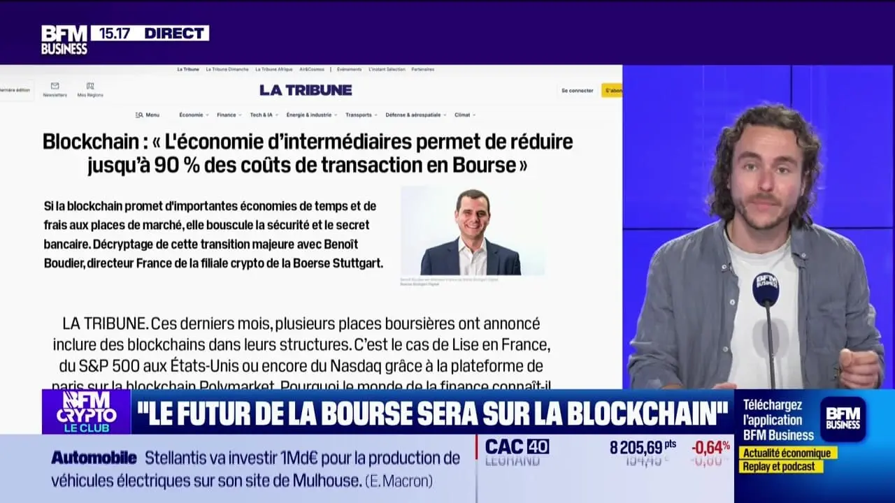 BFM Crypto, le Club : « Le futur de la Bourse sera sur la blockchain »