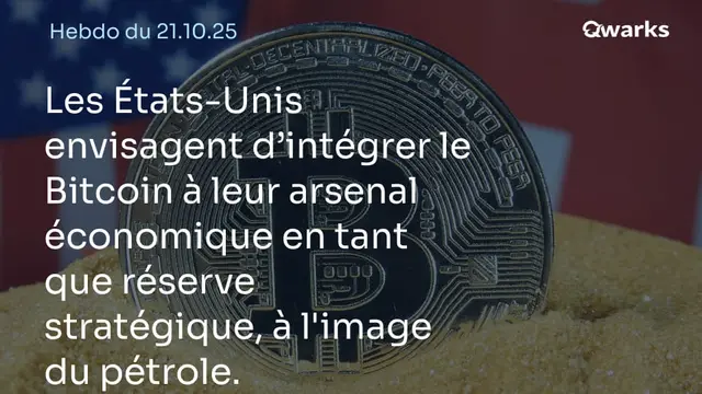 Hebdo crypto du 21 octobre