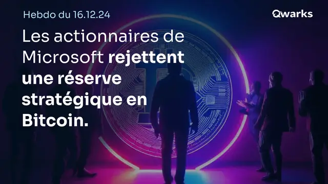 L’hebdo crypto du 16 décembre